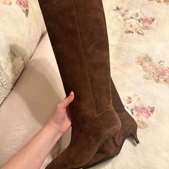 SOLD - J Crew Stevie Suede Boots - Picture 4 of 4